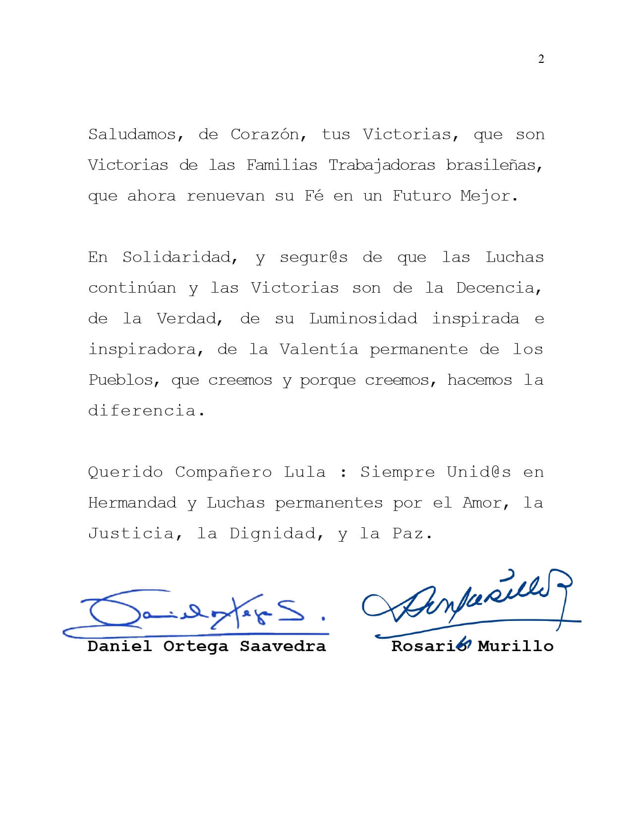 mensaje-nicaragua-lula-da-silva